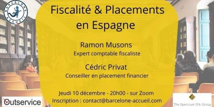 Conférence Fiscalité et placements en Espagne 