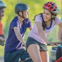 Balade à vélo en famille !