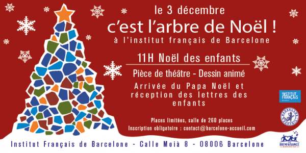 Fêter l'arbre de Noël à l'Institut français de Barcelone